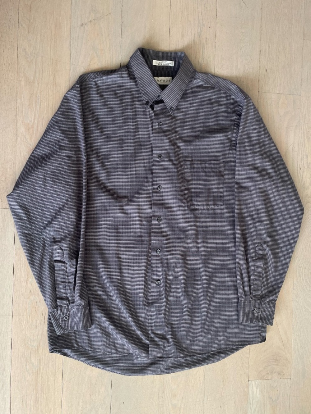 5 Men's Long-Sleeve Button Down Shirts 16.5 34/35 (Van Heus, C Klein, Ken Cole) - Picture 2 of 16